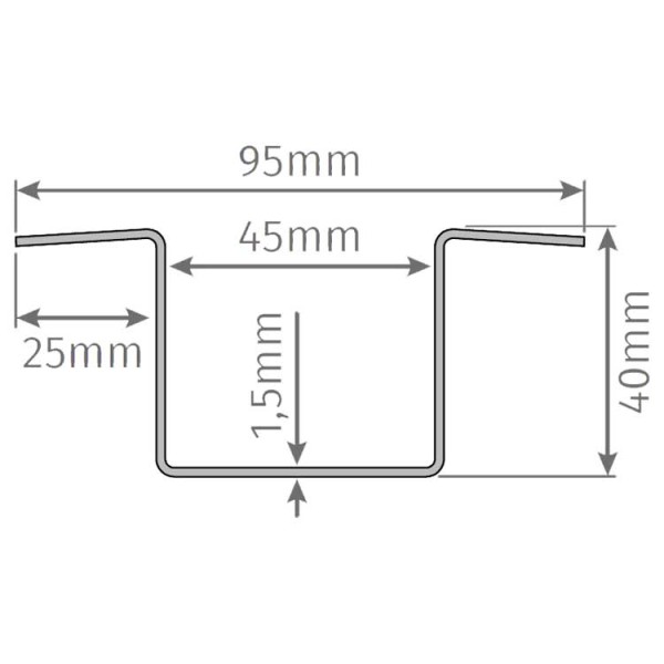 Recessed Floor Channel CHLCCE